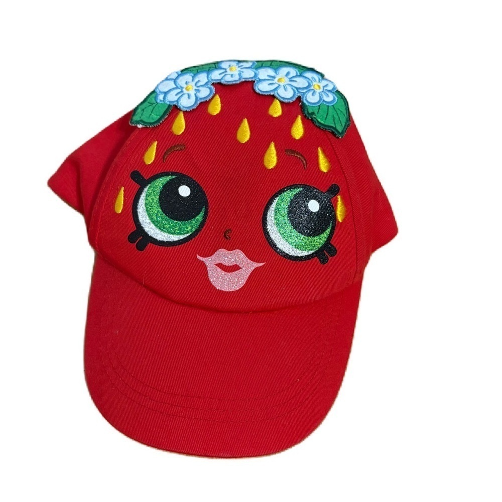 Shopkins Strawberry Kiss Kid's Girl's One Size Adjustable Hat / Cap